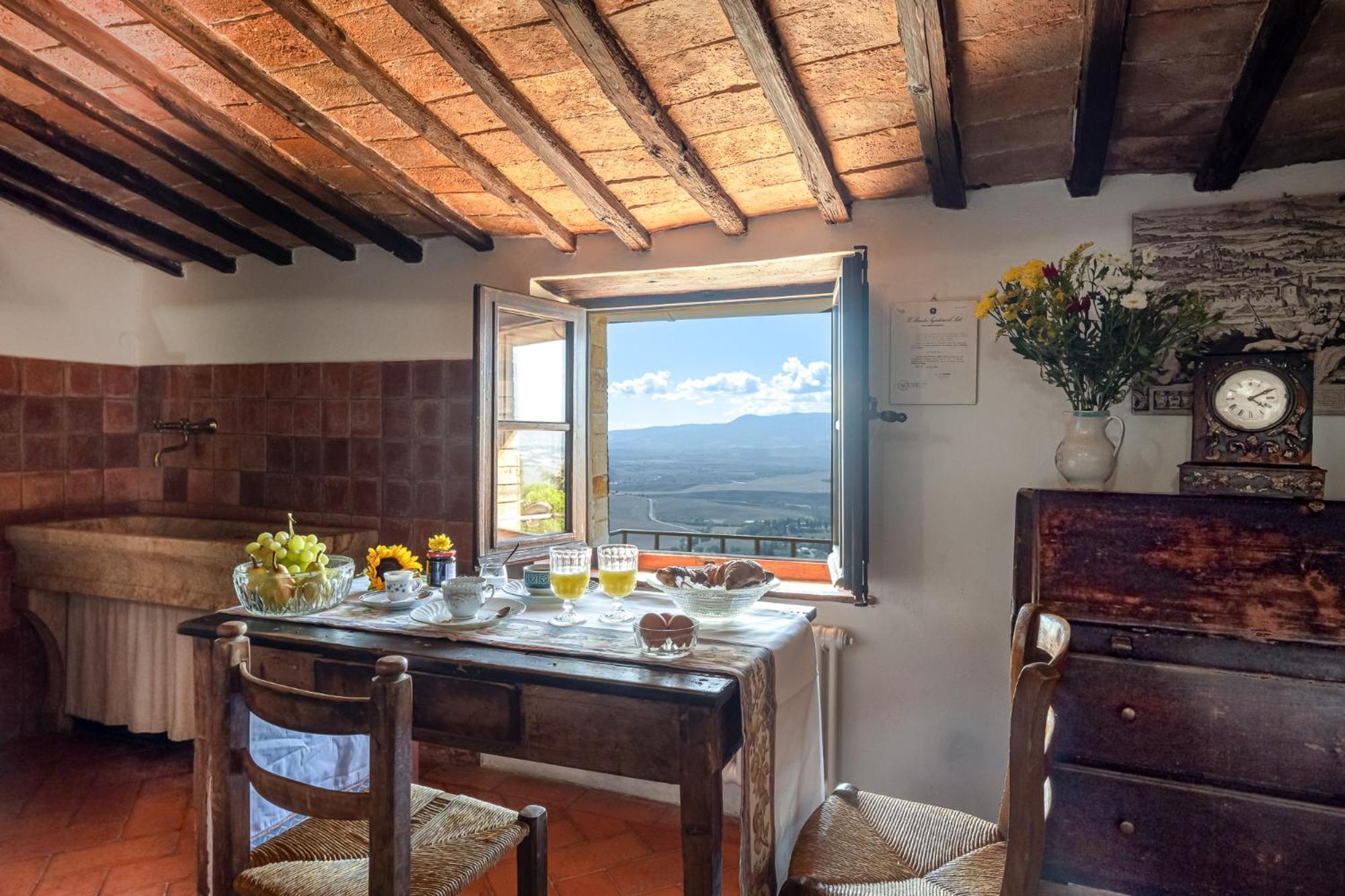 Artistica Pienza - Breathtaking Val D'Orcia View Exterior foto
